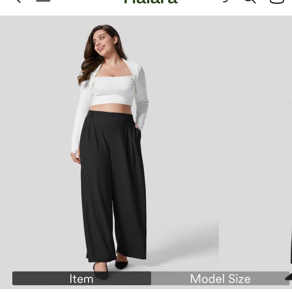 Viral Halara waffle trousers